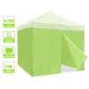 InstaHibit Set of 4 Sidewall UV30+ Fits 10x10ft Canopy Tent Zipper Outdoor Party Green - 3 of 4