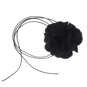 Unique Bargains Rose Flower Bandages Choker Necklace 1 Pc - 1 of 4