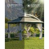 11x11ft Pop Up Gazebo Tent with Mosquito Netting, Outdoor Canopy Shelter Easy Setup, Water & UV Resistant - 4 of 4