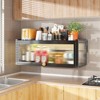 YIYIBYUS Kitchen Wall Cabinet Flip-Up Door Storage Cabinet Living Room Bedroom - 2 of 4