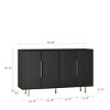 56.7" Fluted Sideboard Buffet Cabinet, Modern Credenza with Adjustable Shelves for Dining Room, Large Accent Console-3irtyhousy - 4 of 4