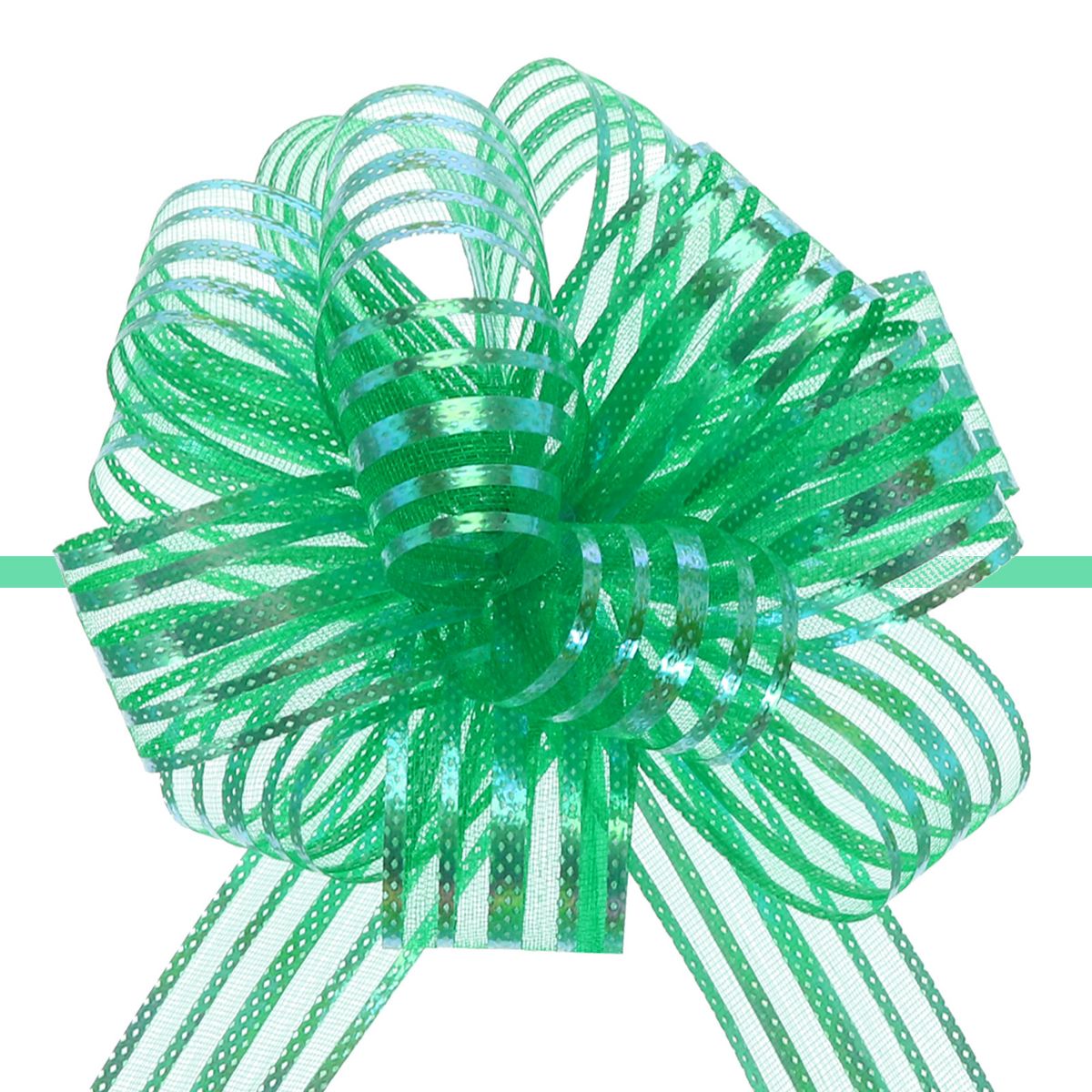Unique Bargains Bright Metallic Gift Wrapping Large Pull Bow Ribbon for Wedding 5 Pcs - thumbnail 9