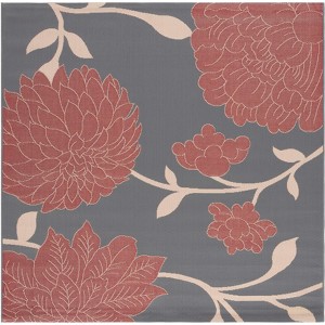 Courtyard CY7321 UV & Stain Resistant Non-Shedding Power Loomed Indoor/Outdoor Rugs - Safavieh - 1 of 4