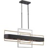 Progress Lighting Adagio 6-Light Linear Chandelier, Black, No Shade - 4 of 4