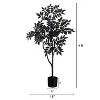 HomeStock  4 ft. Artificial Tree in Pot for Indoor/Outdoor - 2 of 4