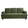 CAVINAS Modern Velvet Loveseat Sofa, Comfortable 2 Seater Couch with Deep Seating and High-Density Foam, Loose Back Cushions, Wide Arms - 4 of 4