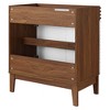 Modway Render 30" Particleboard Laminate Bathroom Vanity Cabinet in White/Walnut - 4 of 4