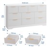 59" Fluted 10-Drawer Dresser, Modern Wood Chest TV Stand, Bedroom & Closet Storage Organizer - 2 of 4