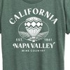 Women's - Instant Message - California Napa Valley Hot Air Balloon Short Sleeve Graphic T-Shirt - 2 of 4