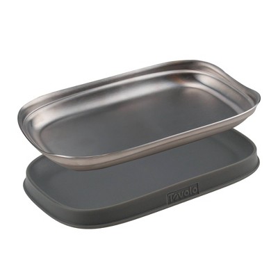 Tovolo Stainless Double Spoon Rest Charcoal