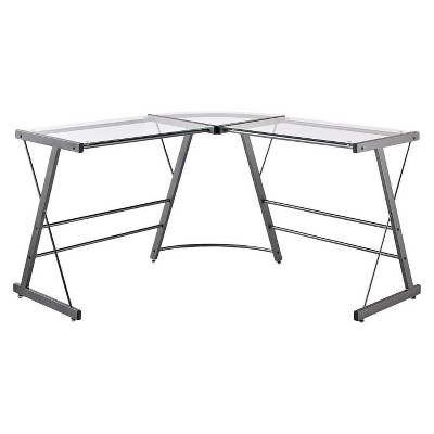 target glass desk