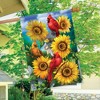 Briarwood Lane Summer House Flag 40x28 For Outdoor Cardinals and Sunflowers For Summer House Flag - 4 of 4