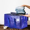 Unique Bargains Extra Large Moving Bag with Reinforced Handle Foldable Underbed Storage Tote - 4 of 4