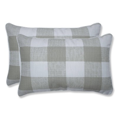 2pk Anderson Coconut Rectangular Throw Pillows Beige - Pillow Perfect