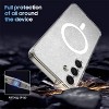 Reiko Wireless Charging Magnetic HD Transparent Glitter PC TPU 2-in-1 Phone Case for Samsung Galaxy S24 Plus - 2 of 4