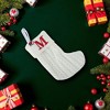 Unique Bargains Christmas Stockings Knitted Fabric White 7.87"x5.91" 1 Pc - 2 of 4