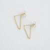 Chain Wrap Huggies in Gold, Rose Gold, Silver - Honeycat - 2 of 4
