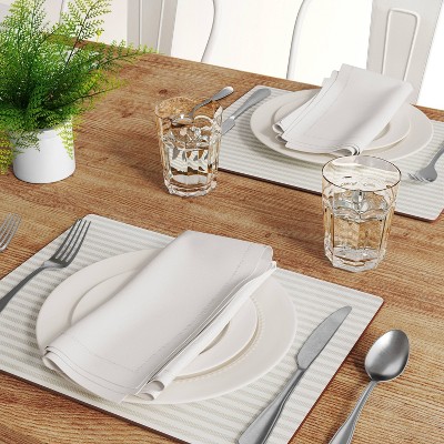 Cork Striped Placemat White Threshold™ Target