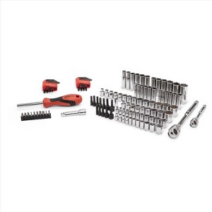 Crescent 1/4 and 3/8 in. drive Metric and SAE 6 and 12 Point Mechanic's Tool Set 121 pc - 1 of 1