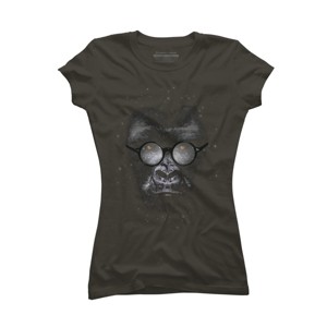 Junior's Design By Humans Nerd Gorillaz By ikaruz T-Shirt - 1 of 3
