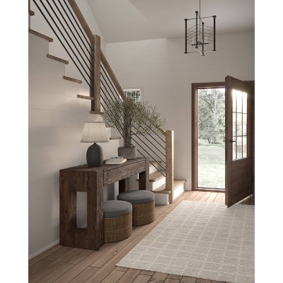 Beige Wool 2' x 3' Handmade Tufted Rectangular Rug