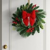 14"x19" Christmas Jumbo Cable Knit Bow Wall Decor Red - Wondershop™ - 2 of 3