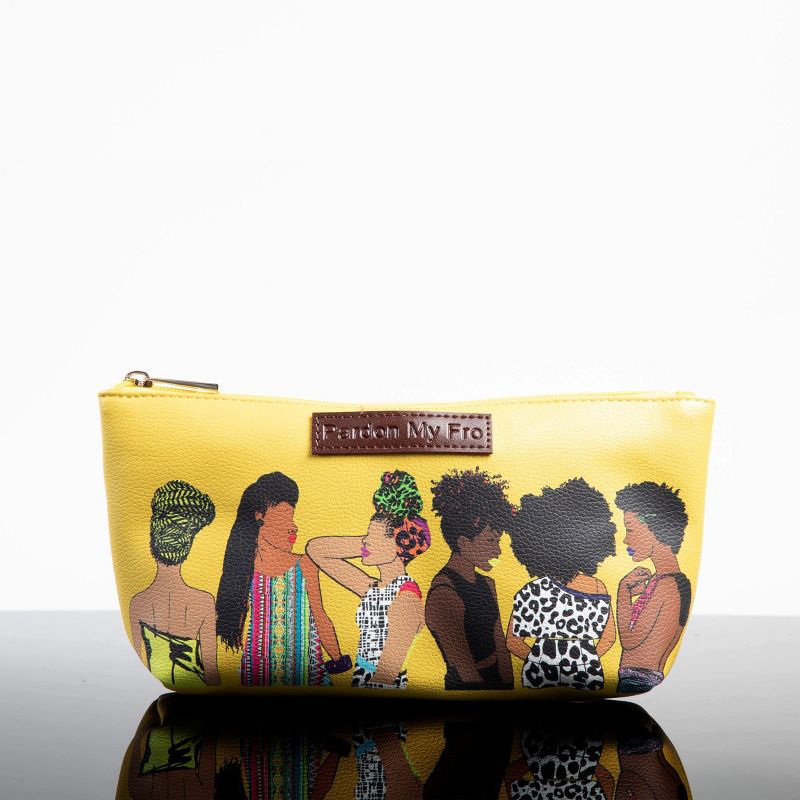 Pardon My Fro Squad-Cosmetic Bag, 1 of 4