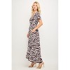 WEST K Women's Georgia Faux-Wrap Maxi Dress with High-Low Hem and Tie Waist - 2 of 4