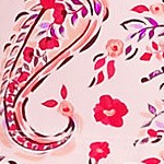 wood lily multi floral paisley