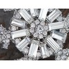 Anna-Kaci Crystal Rhinestone Faux Pearl Flower Swirl Wreath Fashion Pin Brooch - 4 of 4