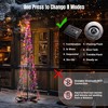 Yescom Vast-Starry 9Ft Christmas Cone Tree Lights with Star Top Outdoor Yard Cafe Restaurants Bars Holiday Decor Multi-Color Multicolor - 3 of 4
