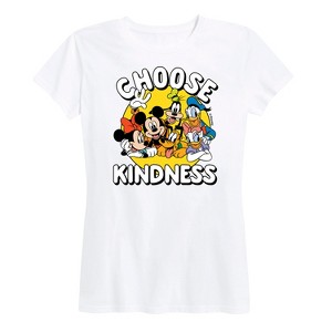Women's - Disney - Choose Kindness Short Sleeve Graphic T-Shirt - 1 of 4