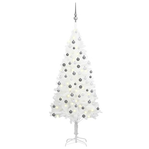 Vidaxl Artificial Christmas Tree With Leds&ball Set White 