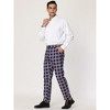 Lars Amadeus Men's Business Plaid Casual Slim Fit Checked Dress Trousers - 4 of 4