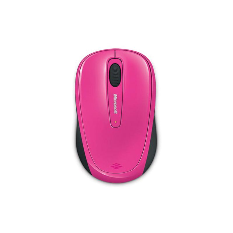 Microsoft 3500 Wireless Mobile Mouse- Pink - Limited Edition - Wireless - BlueTrack Enabled - Scroll Wheel - Ambidextrous Design, 1 of 4