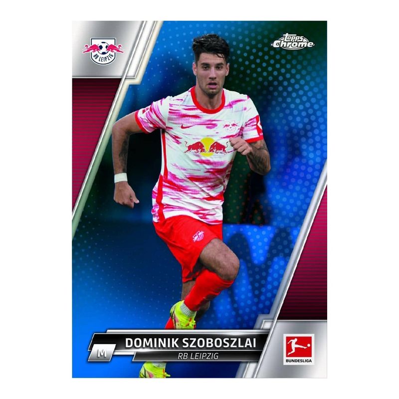 Topps Bundesliga Soccer 2021/22 Chrome Hobby Box Sapphire Edition | 8 Packs, 5 of 8