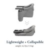 Inglesina Fast Table Chair, Stone Gray Melange - High Chair for Babies & Toddlers 6-36 Months, Fits Tables 0.8'' - 3.35'' Thick - Includes Travel Bag - 2 of 4