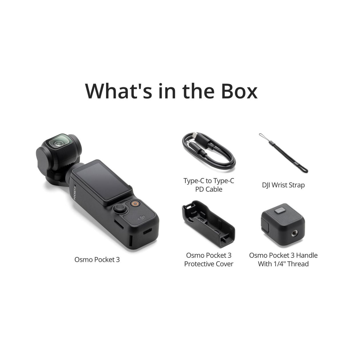 DJI Osmo Pocket 3 4K 120fps Handheld 3-Axis Gimbal Stabilizer Camera with Memory Card & Accessories - thumbnail 3