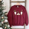 Simply Sage Market Women's Graphic Sweatshirt Leopard Gnomes - 3 of 4