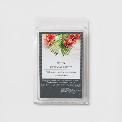 6ct Tropical Breeze Scented Wax Melts - Threshold™