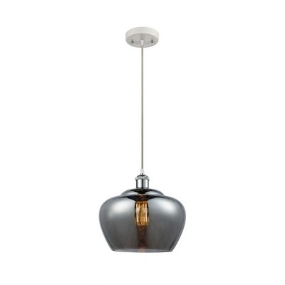 Fenton - 1 Light Cord Hung Mini Pendant In Industrial Style-11 Inches Tall and 11 Inches Wide
