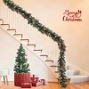 9ft Lighted Christmas Garland, Artificial Pre Lit Xmas Garland Decorations - 3 of 4