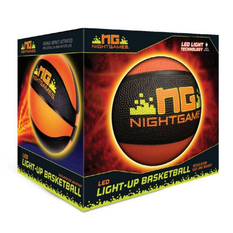 Night Games LED Light Up 29.5&#34;  Basketball, 5 of 7