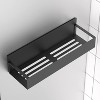 Attop Metal 4 Pack Magnetic Spice Storage Rack Organizer for Refrigerator and Oven, Black Fridge Organizers and Storage - 2 of 4