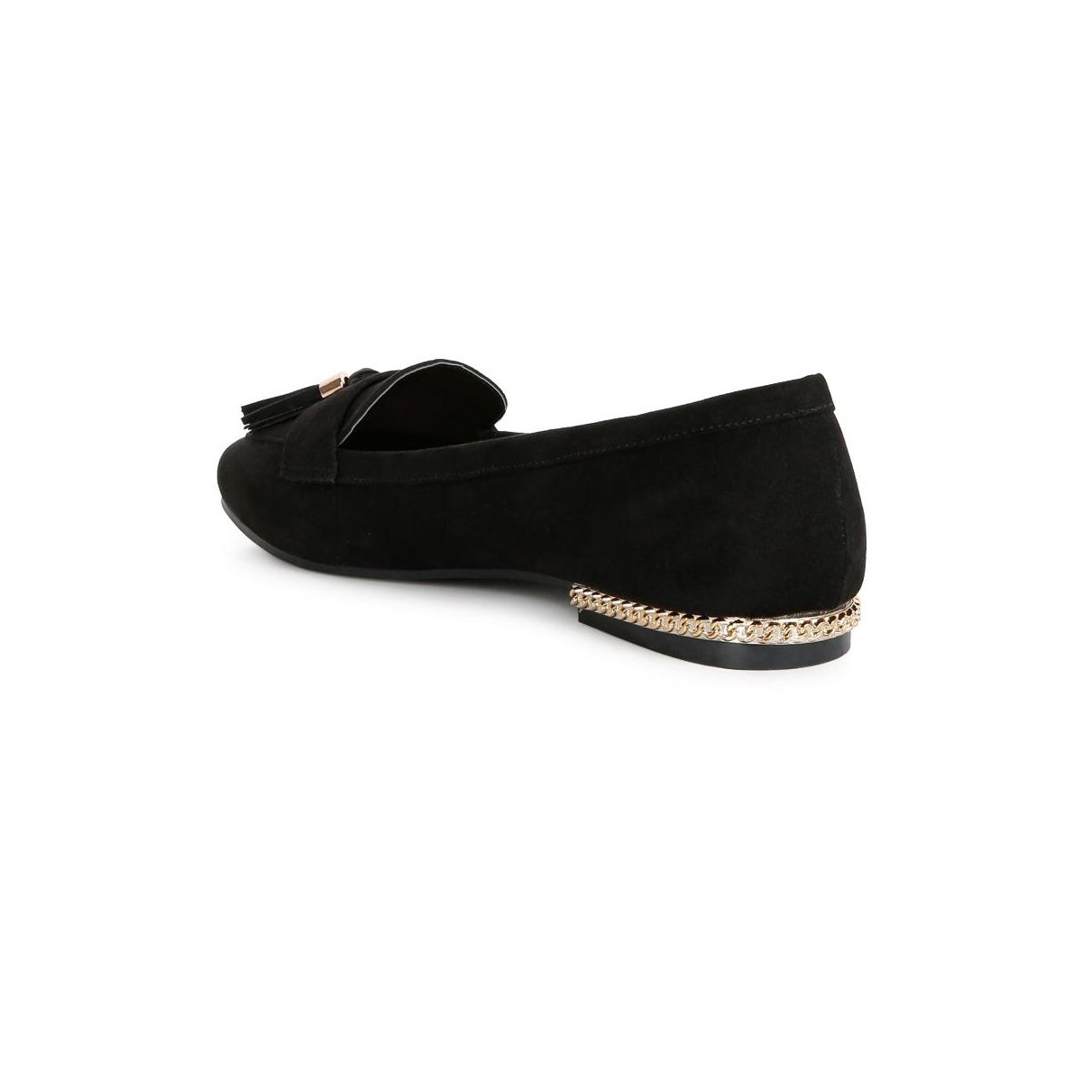 Женские туфли London Rag Womens Atrika Faux Suede Tassel Loafers 8 — фото 3