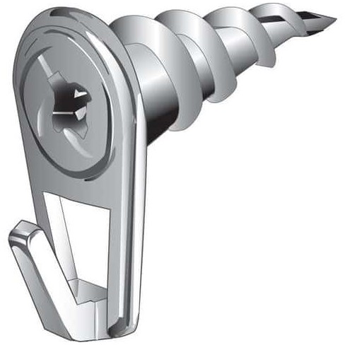 Hillman WallDriller Brass-Plated Drywall Picture Hook 35 lb 4 pk Hillman WallDriller Brass-Plated Drywall Picture Hook 35 lb 4 pk
