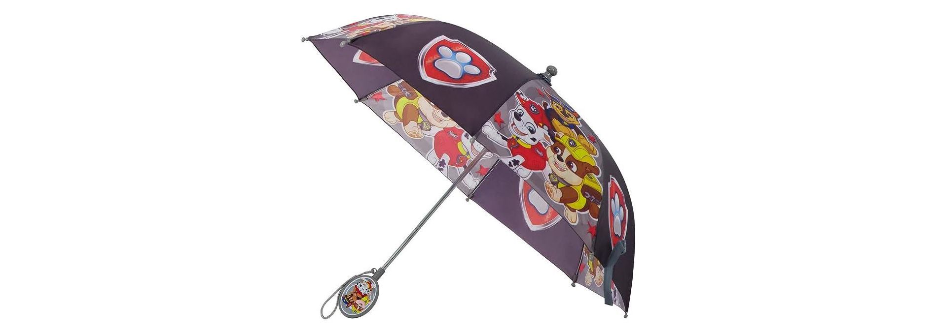 Paw Patrol Boy’s Umbrella, Kids Ages 3-7- Gray