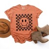 Simply Sage Market Halloween Bat Smiley Face Garment Dyed Tee - 3 of 4