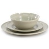 Gibson Portillo 12 Piece Round Stoneware Dinnerware Set in Sharkey Grey - 2 of 4