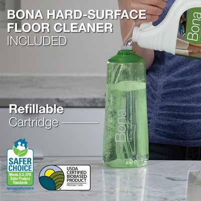 thumbnail image 2 of Bona 2-in-1 Wet + Dry Floor Mop Starter Kit - Microfiber, Reusable, For Wood, Tile, Laminate 2 of 4